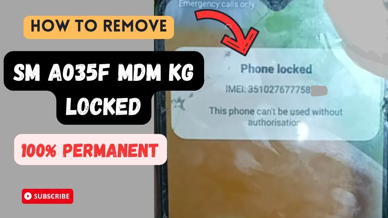 فایل حذف MDM گوشی سامسونگ A035F | A03