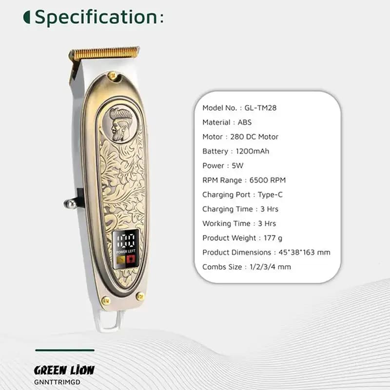 ماشین اصلاح گرین لاین مدل Green Lion GNNTTRIMGD — تصویر ۴