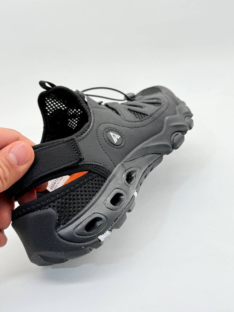 صندل آبنوردی هامتو مردانه مشکی Hamto Men’s Black Diving Sandals — تصویر ۴