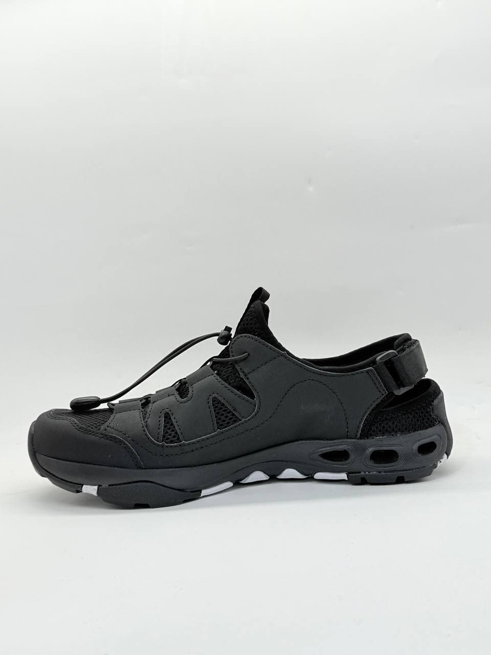 صندل آبنوردی هامتو مردانه مشکی Hamto Men’s Black Diving Sandals — تصویر ۳
