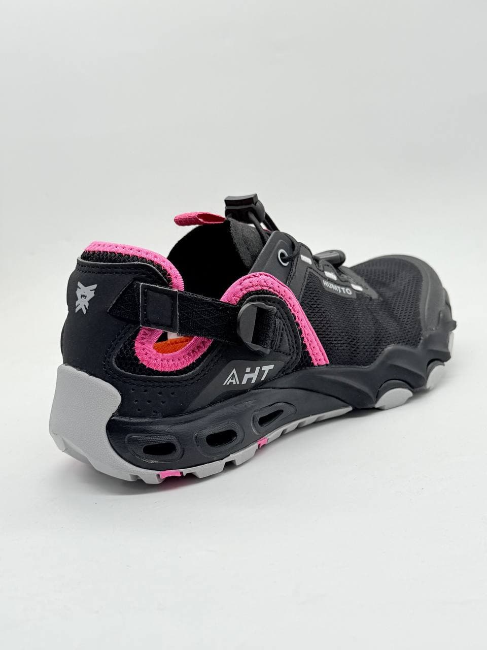 کفش آبنوردی هامتو مشکی صورتی Hamto black pink diving shoes — تصویر ۲