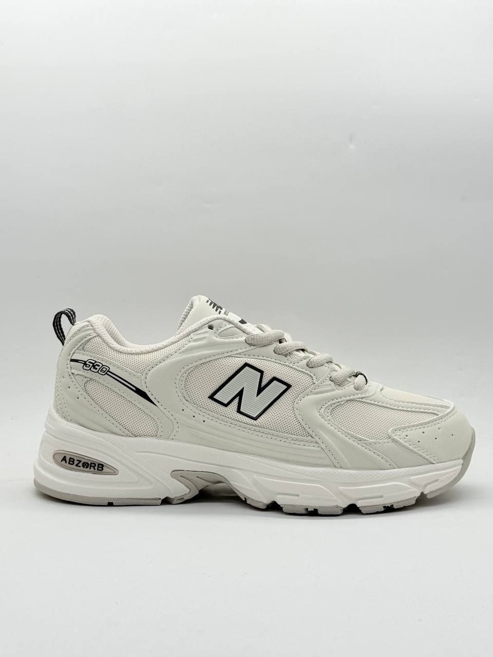 کفش نیوبالانس 530 زنانه کرمی کم رنگ New Balance 530 Light Cream