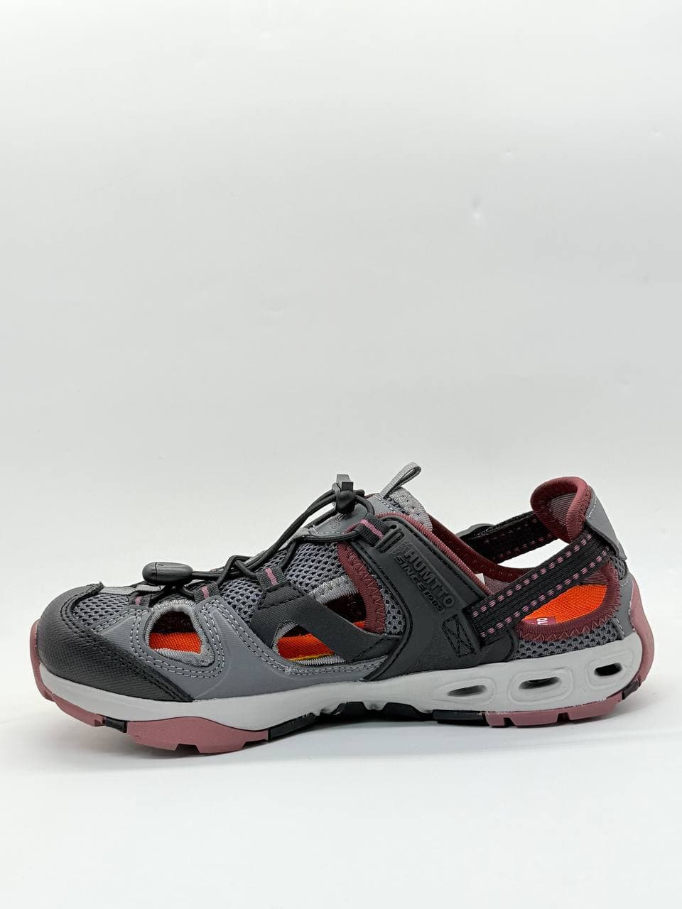 کفش آبنوردی هامتو زنانه خاکستری زرشکی Hamto Women’s Water Shoes Crimson Gray — تصویر ۴