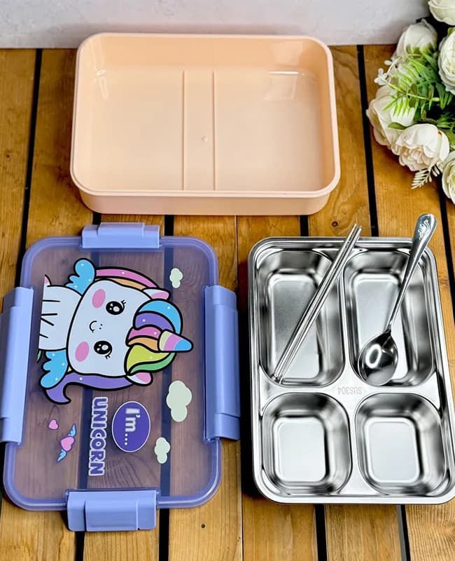 ظرف غذا کودک فانتزی LUNCH BOX وارداتی کد 13447 — تصویر ۶