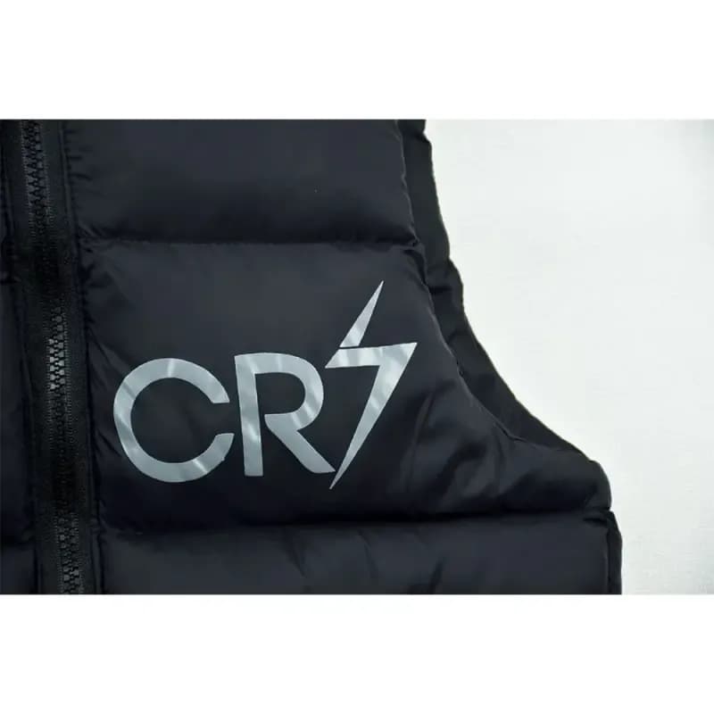 پافر پسرانه کیفدار CR7 شمعی سبک مشکی تولید ایران مناسب پاییز و زمستان — تصویر ۸