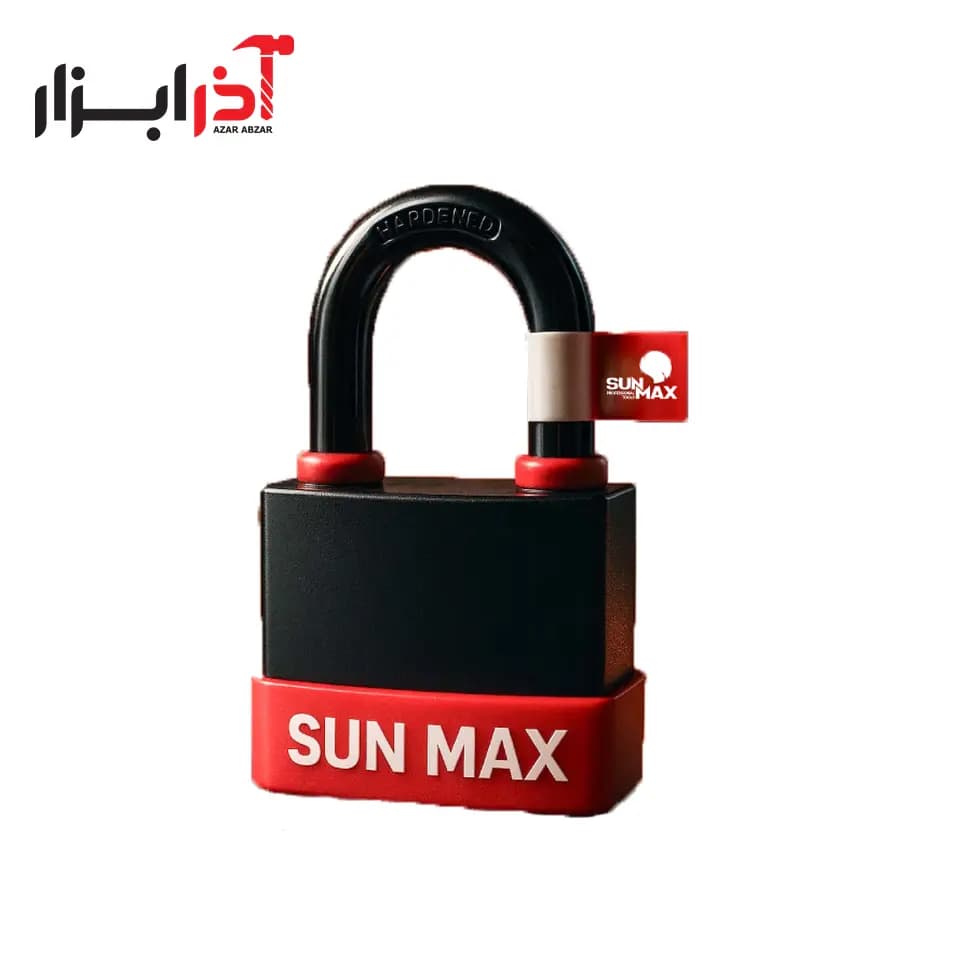 قفل آویز مشکی 75 سان مکس