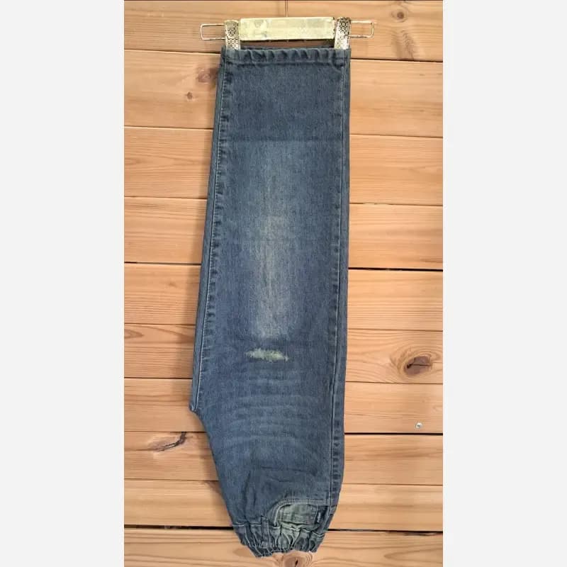 شلوار مام استایل جین اسپرت بچگانه سایز 75 تا 100 — تصویر ۸