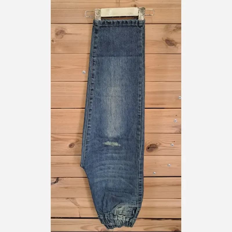 شلوار مام استایل جین اسپرت بچگانه سایز 75 تا 100 — تصویر ۷