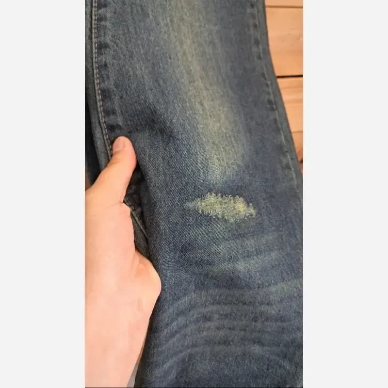 شلوار مام استایل جین اسپرت بچگانه سایز 75 تا 100 — تصویر ۶