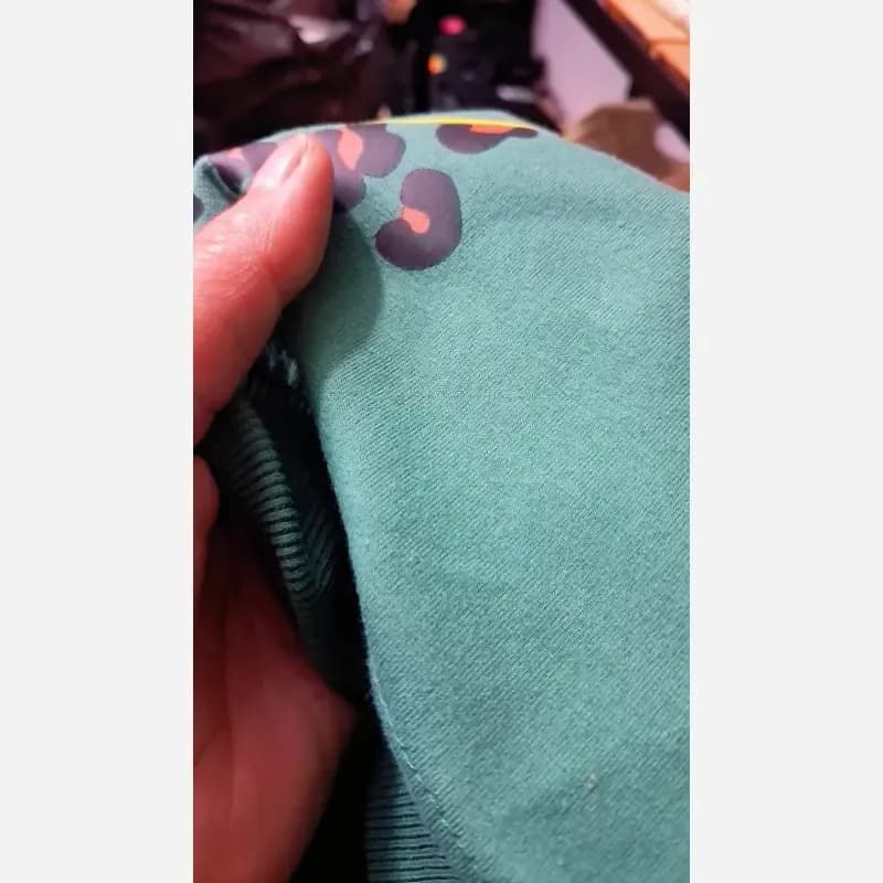 ست بلوز و شلوار دورس دخترانه طرح پلنگی رنگبندی متنوع سایز 35 تا 45 — تصویر ۱۱