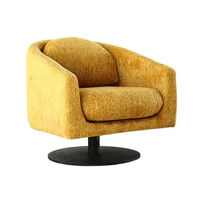 مبل آلدو مشکی پارچه فیونا 405 — تصویر ۲