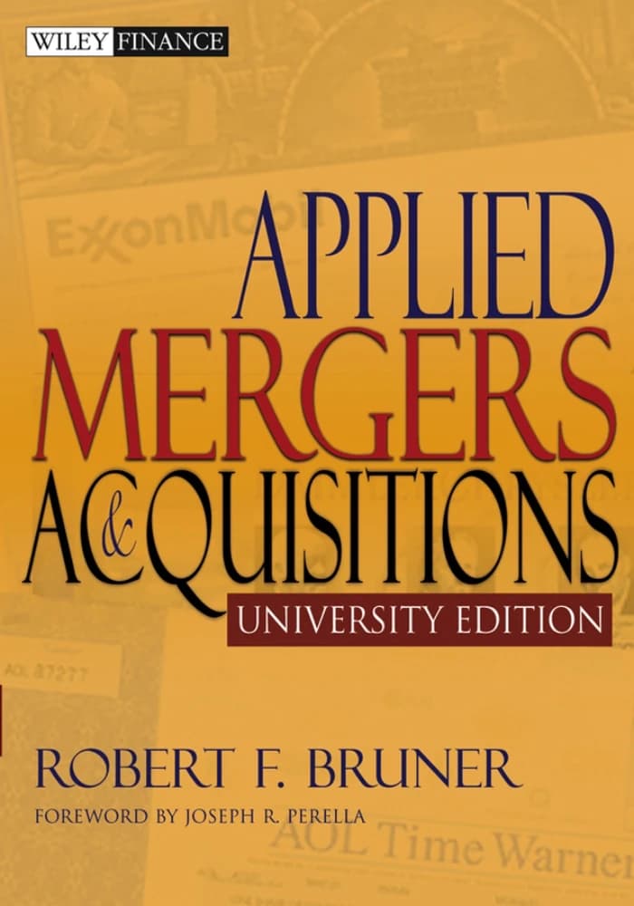 کتاب Applied Mergers and Acquisitions, with CD-ROM (ادغام‌ها و تملک‌های کاربردی، همراه با لوح فشرده) نسخه انگلیسی PDF | رابرت اف. برونر و جوزف آر. پرلا