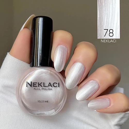 لاک نکلاسی (NEKLACI) شماره 78 – رنگ صدفی صورتی