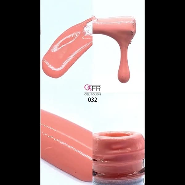 لاک ژل ناخن اسر (OSER) کد 032 — تصویر ۲