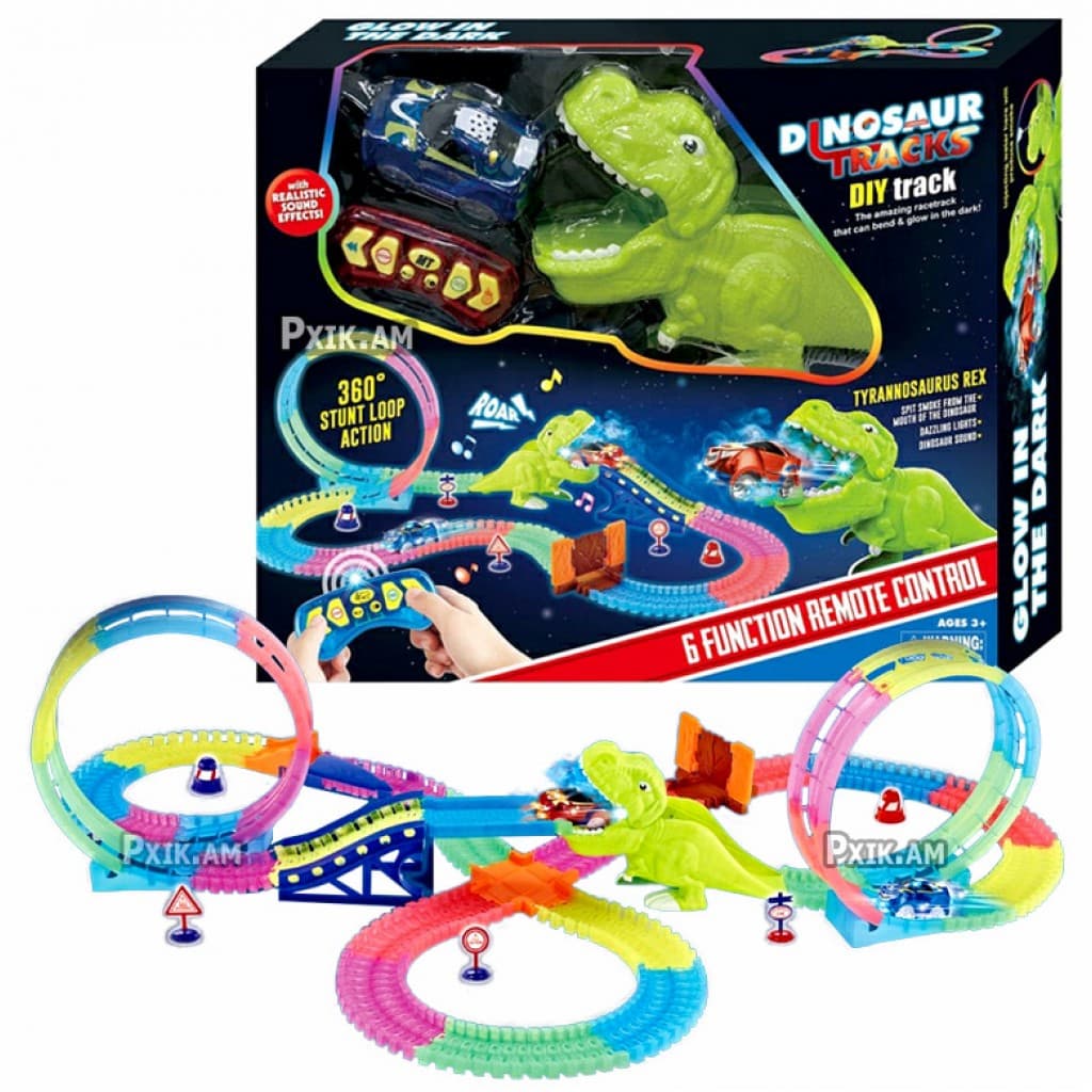 ریسینگ کنترلی دایناسور Race Dinosaur پیست مسابقه موزیکال