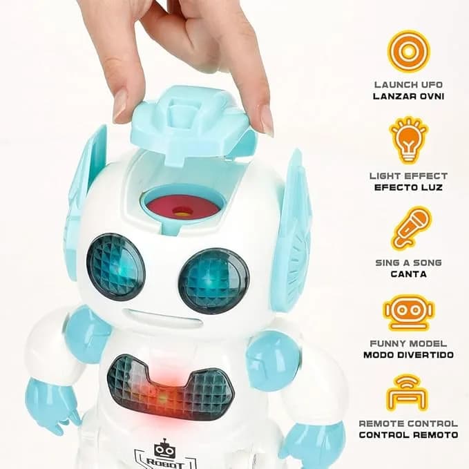 ربات کنترلی DANCE ROBOT با پرتاب تیر دیسکی آیتم 606/30 — تصویر ۳