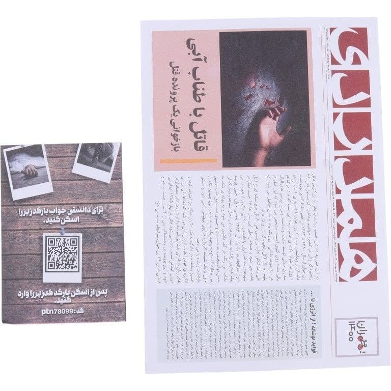 بازی فکری مدل معماهای مختاپوس مدل پرونده جنون از مجموعه راز مرگ — تصویر ۶