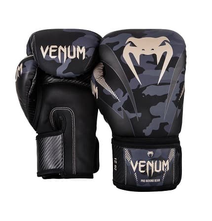 دستکش بوکس چرم VENUM مدل Dark Camo/Sand — تصویر ۲