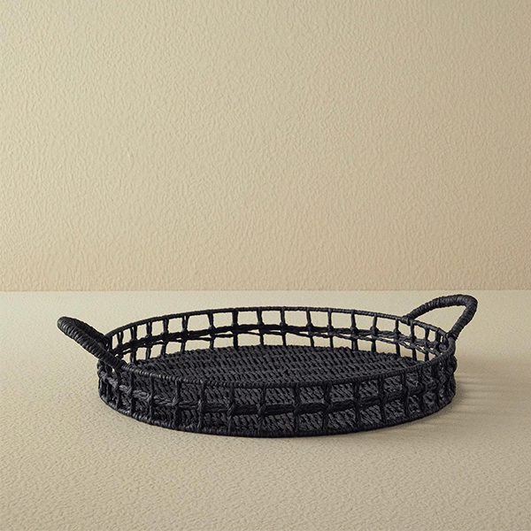 سینی گرد حصیری انگلیش هوم مدل Calantha Paper Tray — تصویر ۷