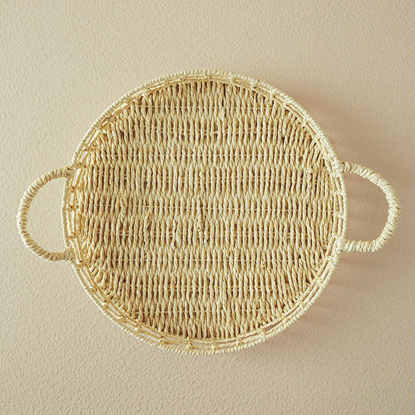 سینی گرد حصیری انگلیش هوم مدل Calantha Paper Tray