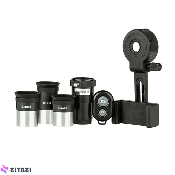 تلسکوپ شکستی حرفه‌ای زیتازی مدل 90080AZ با بزرگنمایی 450 برابر — تصویر ۹