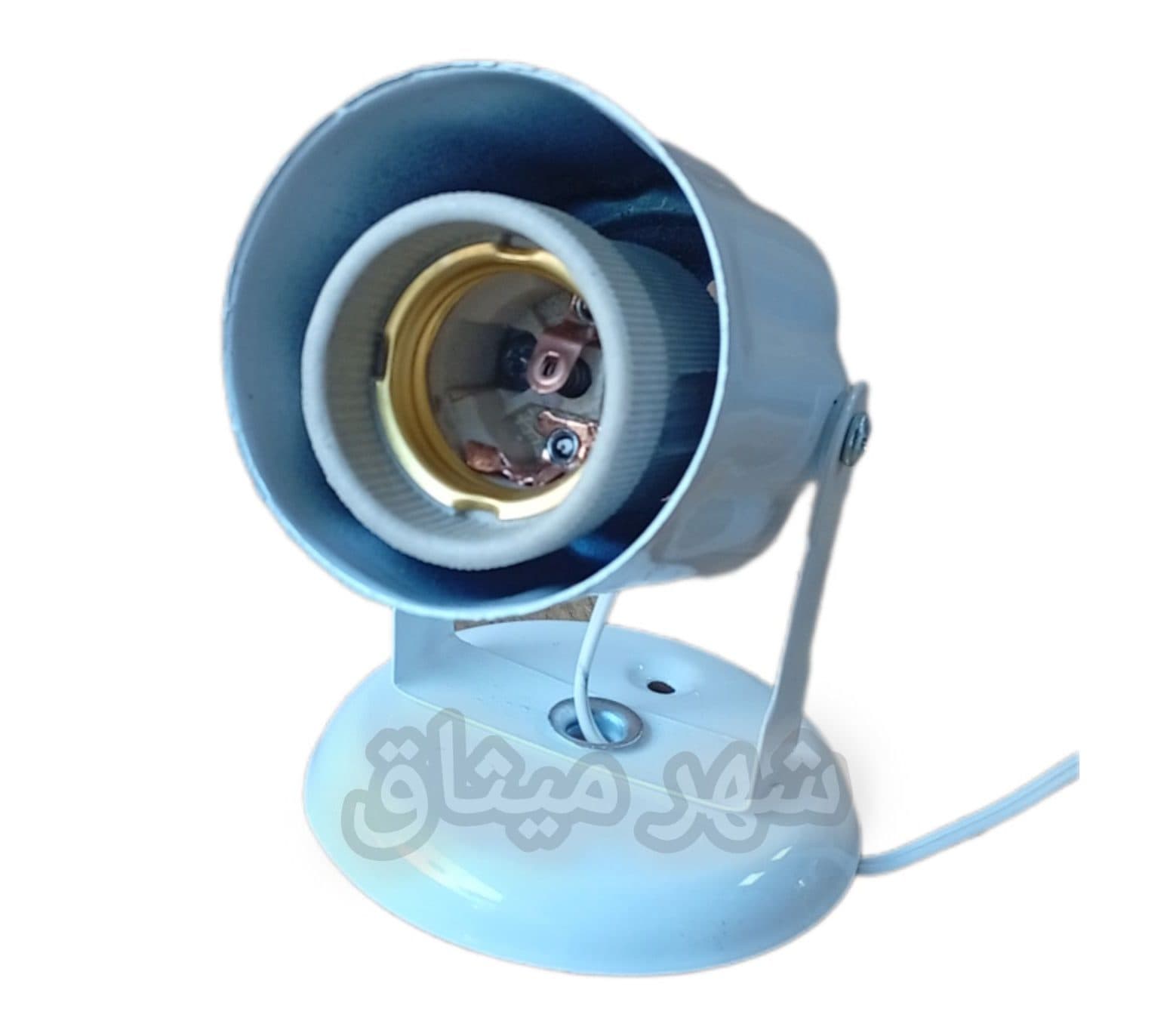 چراغ سینی تک شعله رنگ سفید.