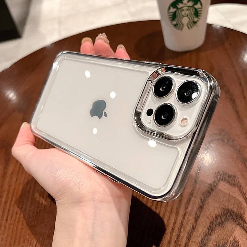 کاور کد 1347 مناسب برای گوشی موبایل اپل iPhone 14 Pro طرح ساده شفاف — تصویر ۶