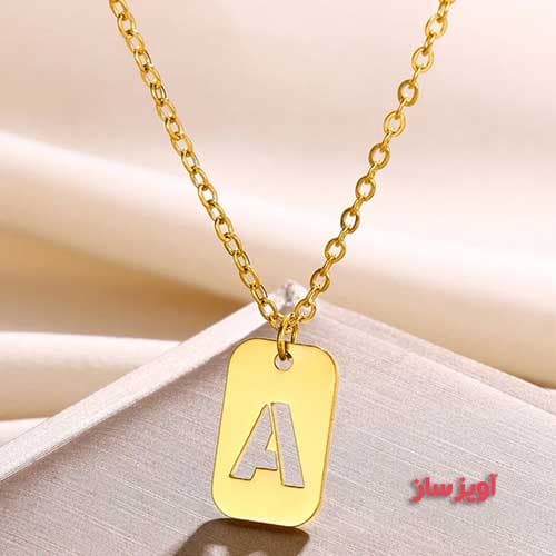 گردنبند حرف انگلیسی A کد 102516