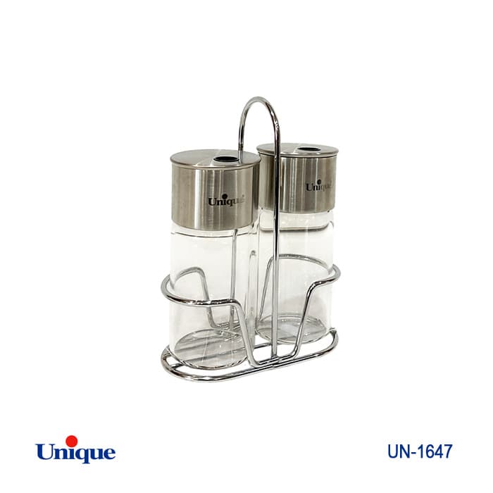 ست نمک و فلفل شیشه گرد یونیک UN-1647