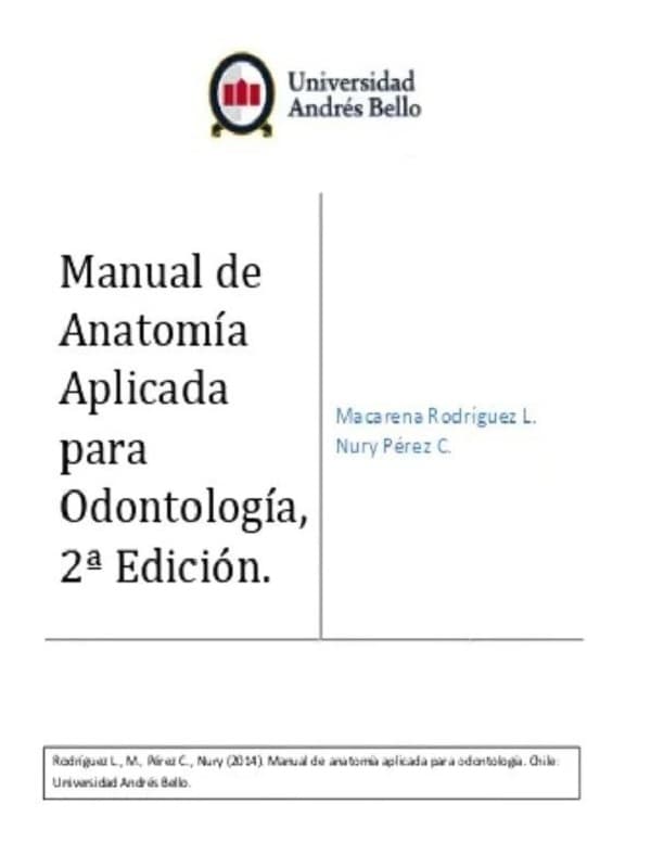دانلود کتاب MANUAL DE ANATOMIA PARA ODONTOLOGIA