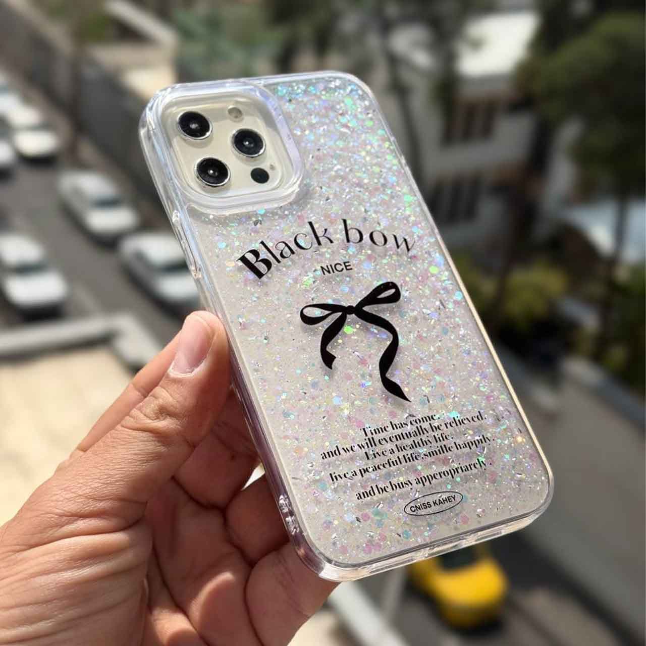 قاب Black Bow Nice برای گوشی های آیفون