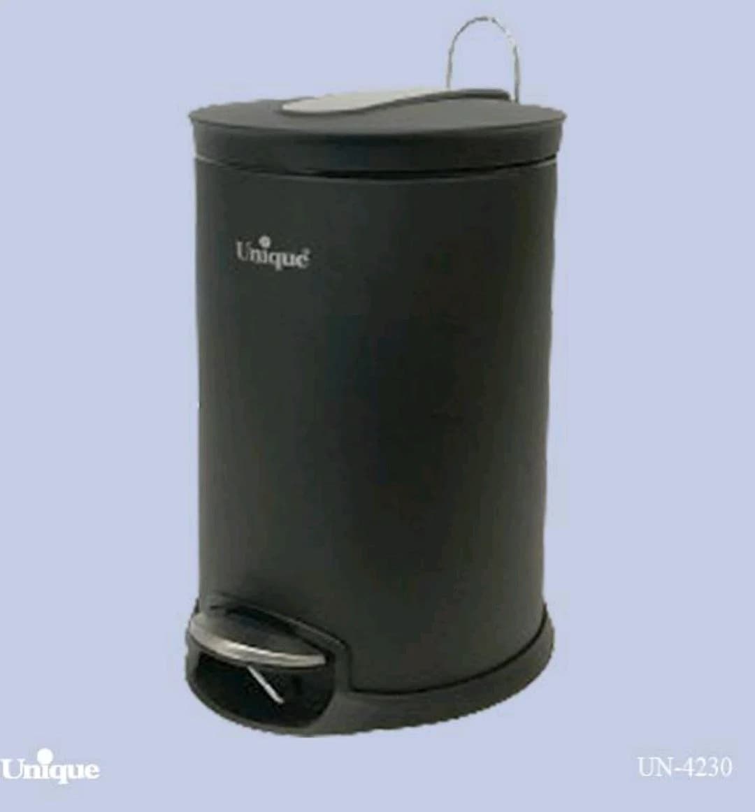 سطل زباله 16لیتر مشکی یونیک کد UN-4230 — تصویر ۲