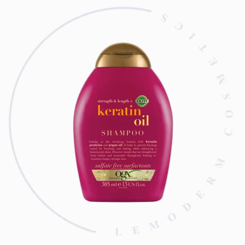 شامپو کراتینه او جی ایکس مدل KERATIN OIL حجم ۳۸۵ میل (اورجینال کردستان) — تصویر ۲