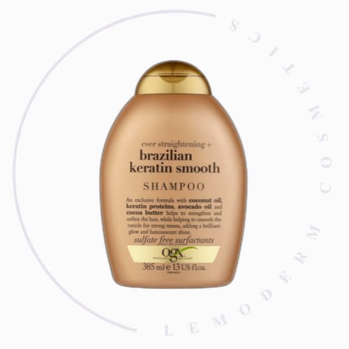 شامپو کراتین برزیلی اوجی ایکس صاف کننده BRAZILIAN KERATIN حجم ۳۸۵ میل (اورجینال کردستان)