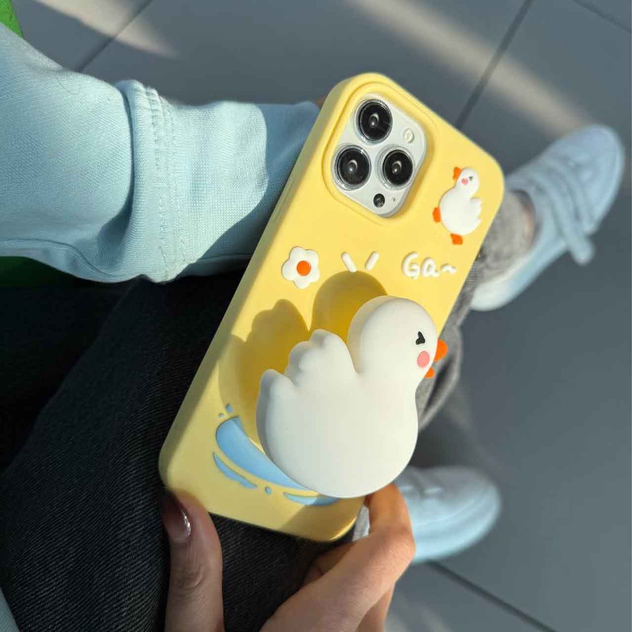 قاب duck پاپ سوکتی برای گوشی های آیفون — تصویر ۲
