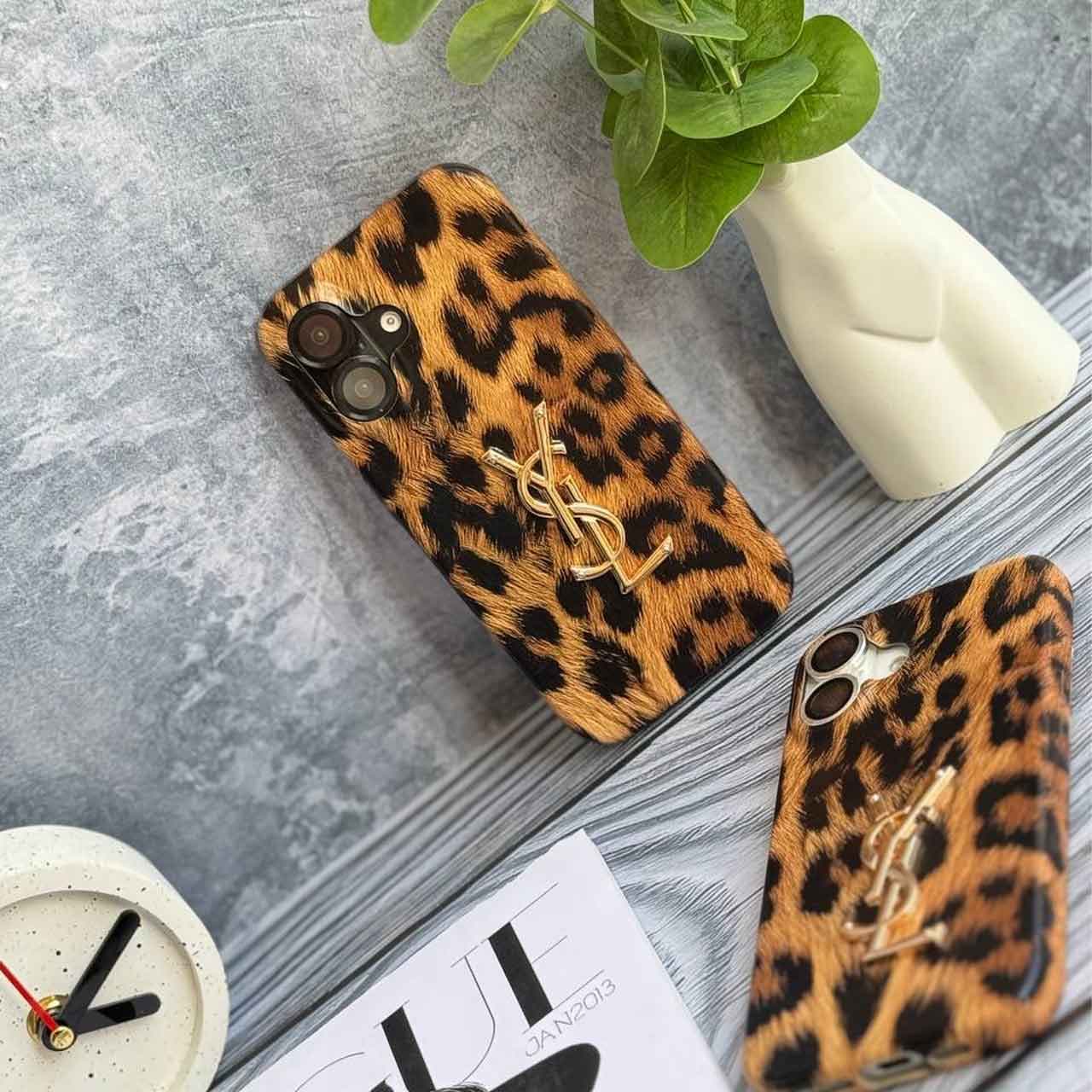 قاب YSL پلنگی برای گوشی های سامسونگ — تصویر ۳
