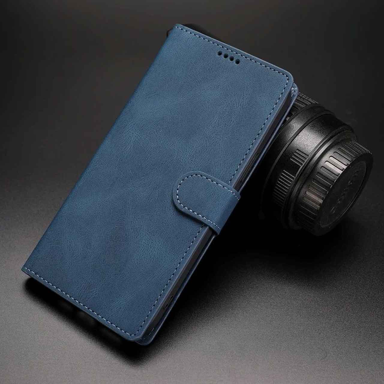 کیف کلاسوری چرمی با درب آهنربایی و دارای جای کارت مناسب برای گوشی های موتورولا(MOTOROLA) — تصویر ۷