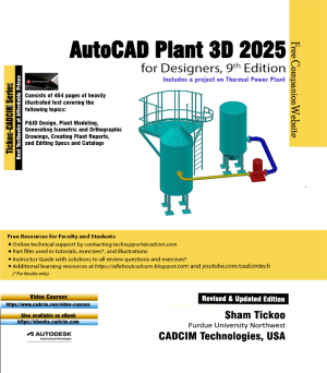 کتاب AutoCAD Plant 3D 2025 for Designers, 9th Edition