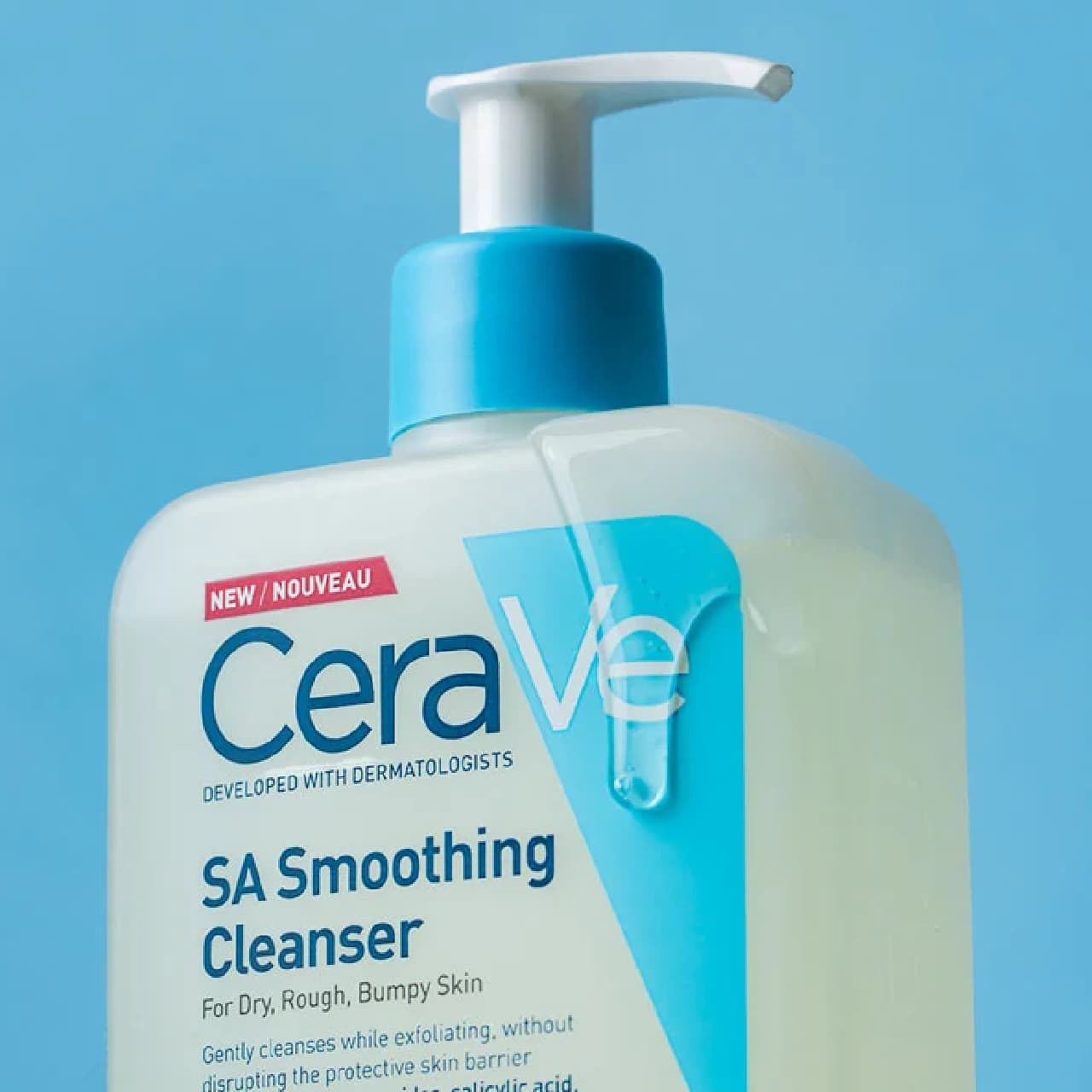 ژل شسستشو سراوی CeraVe مدل SA Smoothing حجم 473ml — تصویر ۲