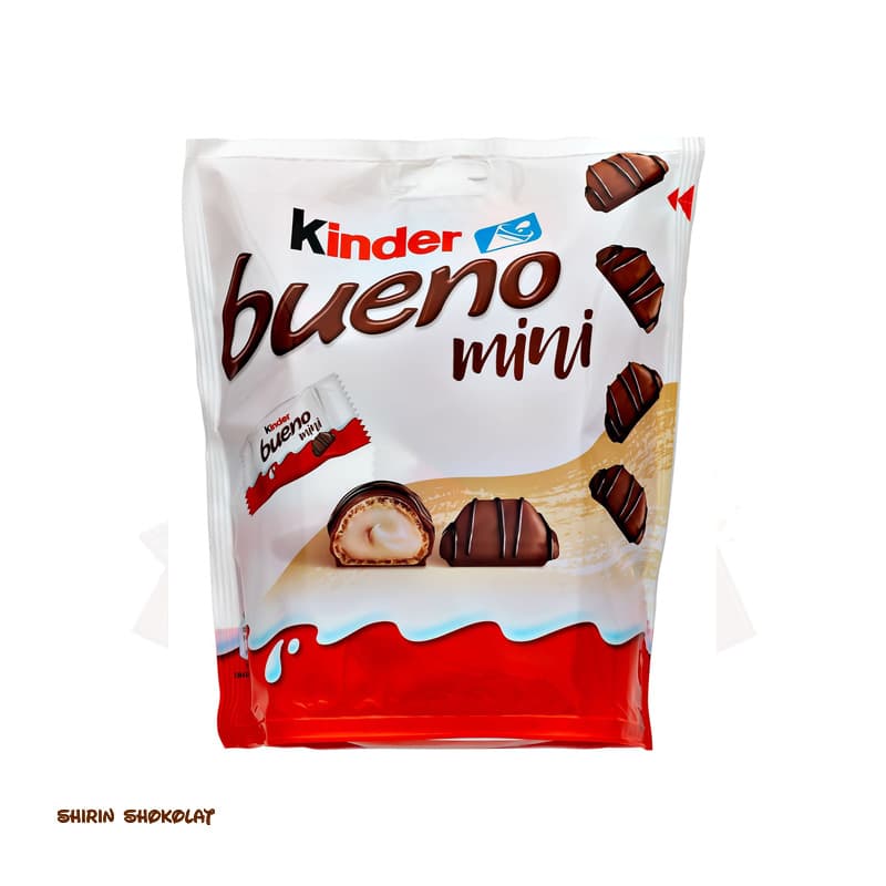 شکلات کیندر بوینو کوچک Kinder Bueno mini بسته 18 تایی — تصویر ۲