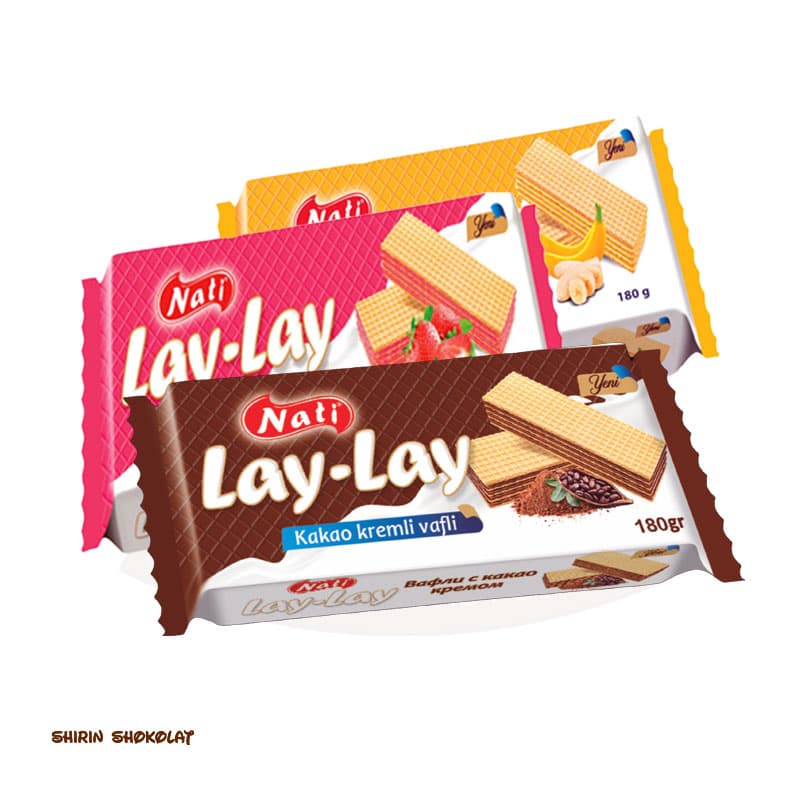 ویفر ناتی Nutty لای لای 180 گرمی