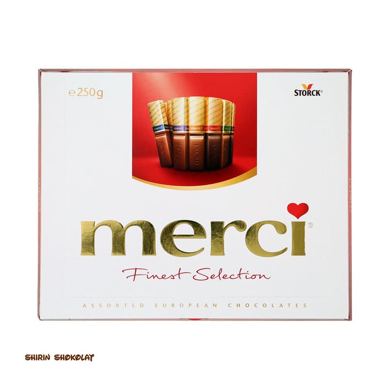 شکلات کادویی مرسی merci مدل finest Selection وزن 250 گرم — تصویر ۲