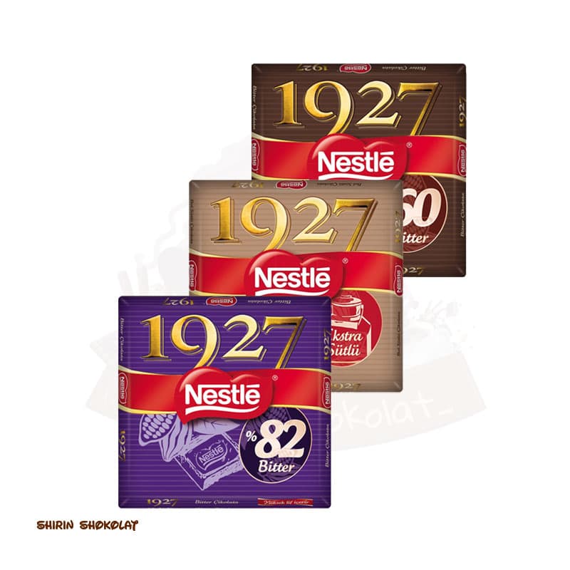 شکلات تخته‌ای تلخ نستله 1927 وزن 60 گرم