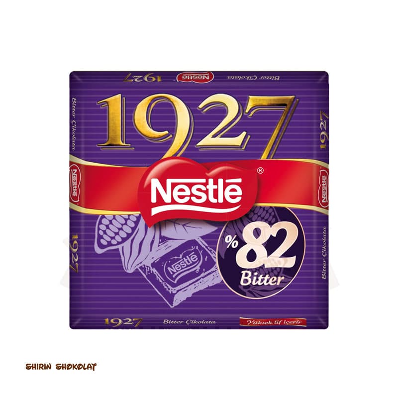 شکلات تختهای تلخ نستله 1927 وزن 60 گرم — تصویر ۳