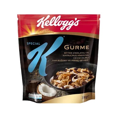کورن فلکس کلاگز مدل Special K Gurme حاوی شکلات تلخ و نارگیل 300 گرم — تصویر ۳