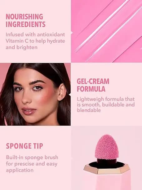 رژگونه مایع SHEGLAM مدل Petal Talk — تصویر ۴