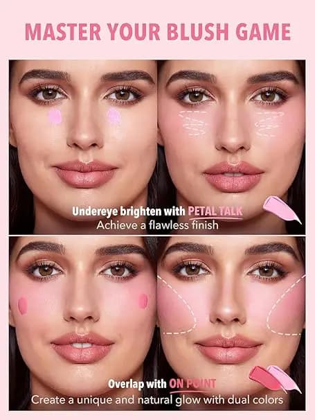 رژگونه مایع SHEGLAM مدل Petal Talk — تصویر ۵