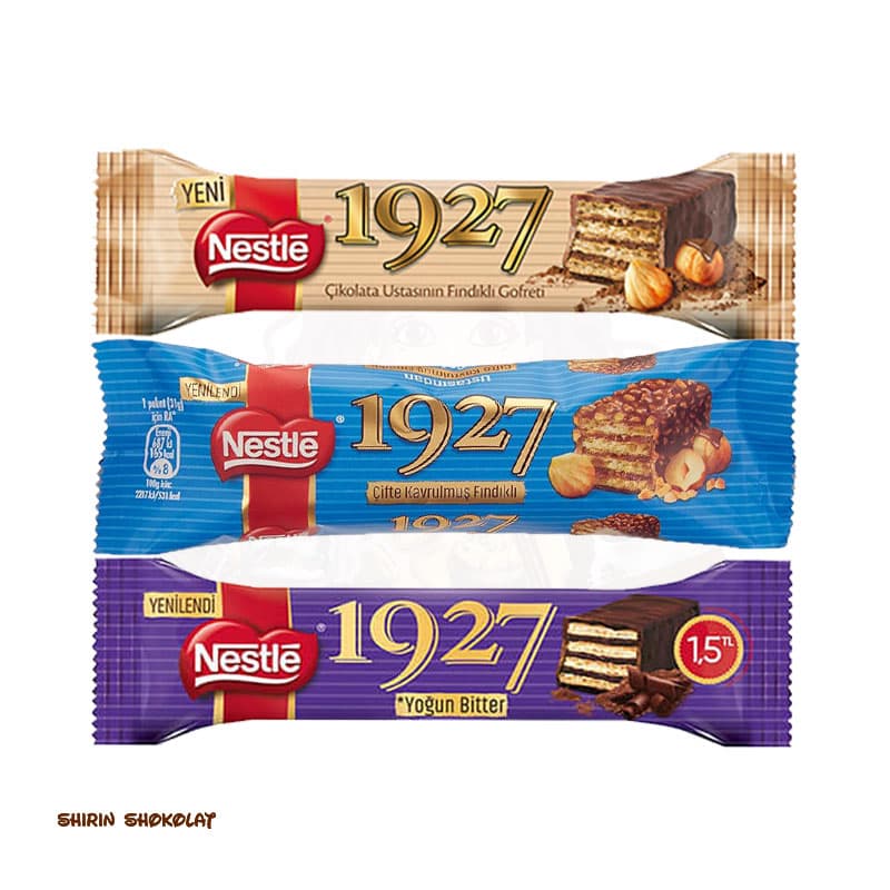 ویفر گفرت 1927 نستله Nestle Geffert در سه طعم
