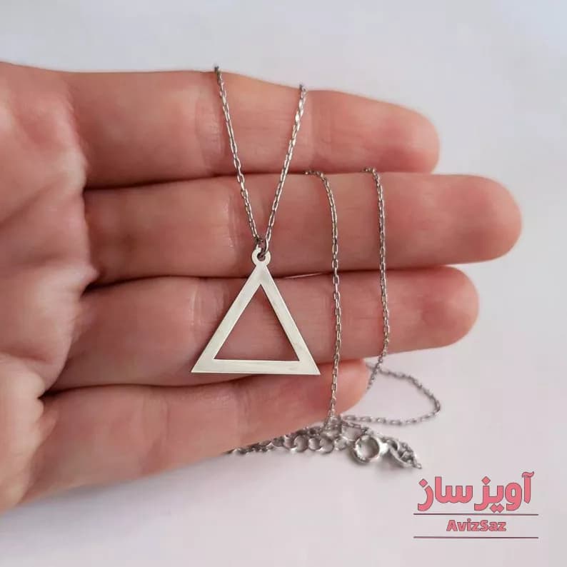 گردنبند مثلث کد 102474 — تصویر ۲