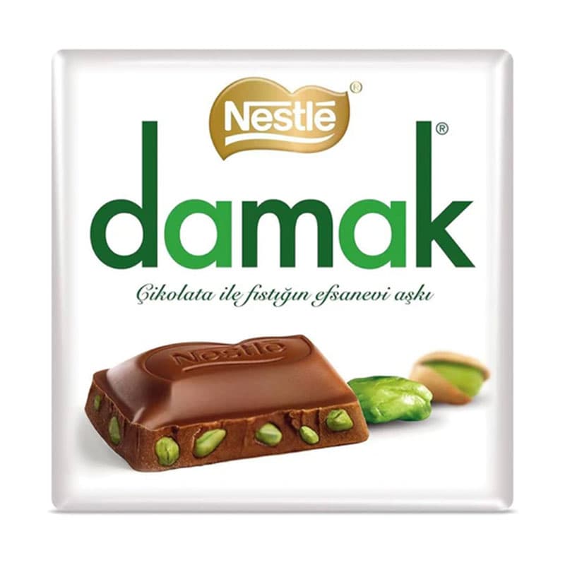شکلات مغز پسته دار داماک DAMAK وزن 60 گرمی — تصویر ۳